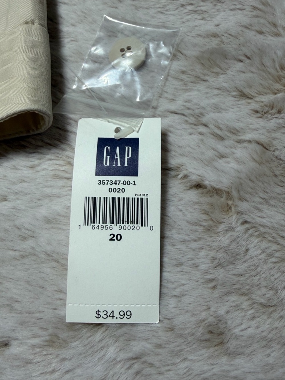 Women's Gap Khaki Stripe Ultra Low Pants Wide Leg w/Stretch 20 - Picture 10 of 10